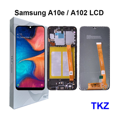 Substituição da tela do Lcd do telefone celular para o digitador do tela táctil de exposição do SAM Galaxy A10e A102 LCD